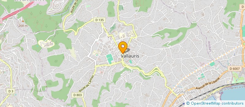 localisation de l'entreprise GILAKIM à VALLAURIS