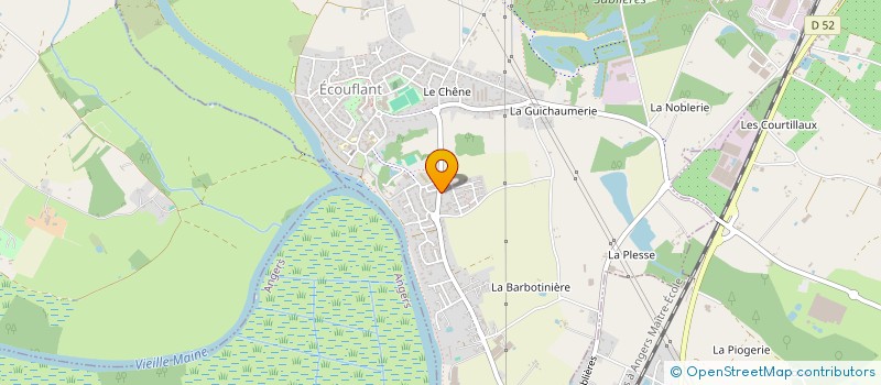 localisation de l'entreprise GILAMAKA  ECOUFLANT