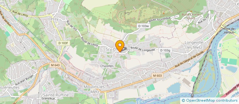 localisation de l'entreprise GILAN  SCY-CHAZELLES