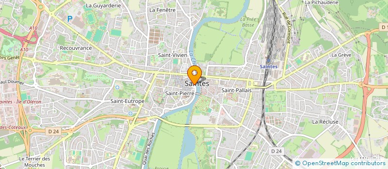 localisation de l'entreprise GILANN  SAINTES