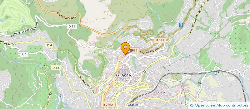 localisation de l'entreprise GILANNE à GRASSE