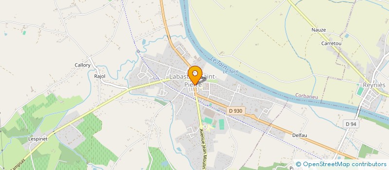 localisation de l'entreprise GILANT  LABASTIDE-SAINT-PIERRE