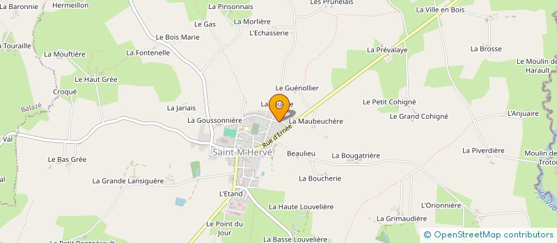 localisation de l'entreprise GILANT EVENEMENTIEL  SAINT-M'HERVE