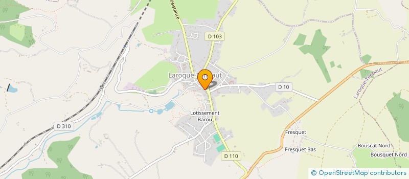 localisation de l'entreprise GILARDI  LAROQUE-TIMBAUT