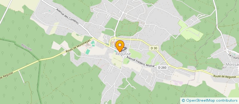 localisation de l'entreprise GILAUMUR à REGUSSE