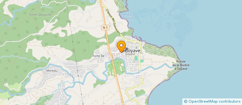 localisation de l'entreprise GILAUR à GOYAVE