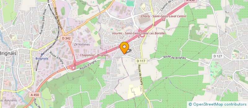 localisation de l'entreprise GILAVENIR  SAINT-GENIS-LAVAL