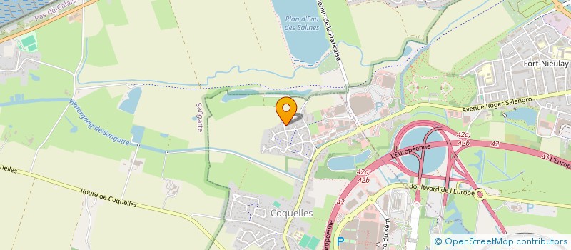 localisation de l'entreprise GILBAR  COQUELLES