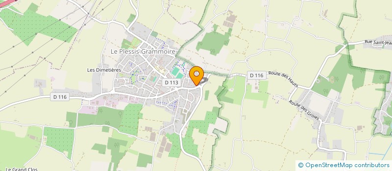 localisation de l'entreprise GILBAUD  LE PLESSIS-GRAMMOIRE