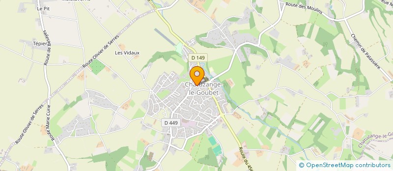 localisation de l'entreprise GILBAUT  CHATUZANGE-LE-GOUBET