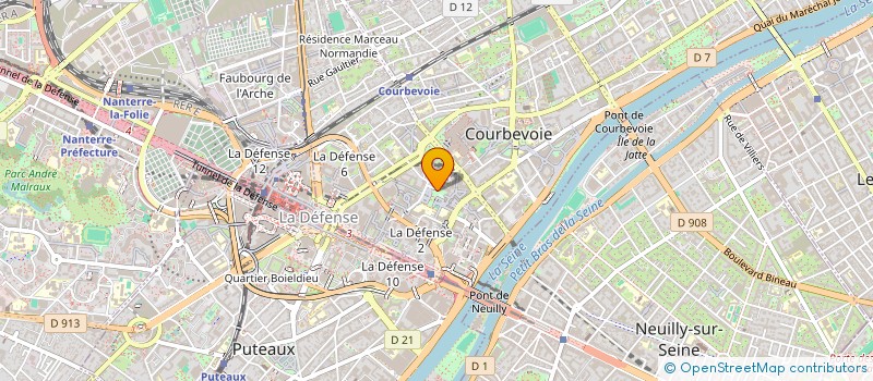 localisation de l'entreprise GILBERT 132 à COURBEVOIE