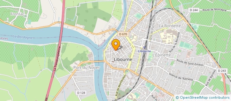 localisation de l'entreprise GILBERT à LIBOURNE