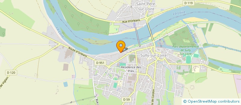 localisation de l'entreprise GILBERT  SULLY-SUR-LOIRE