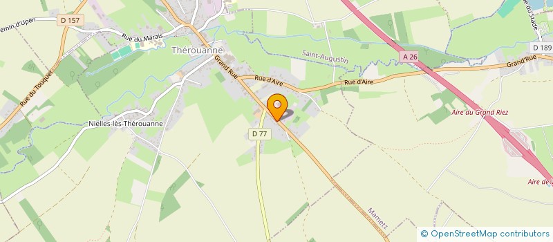 localisation de l'entreprise GILBERT  THEROUANNE