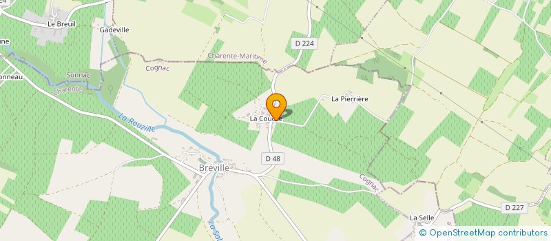 localisation de l'entreprise GILBERT AGRI-SERVICES à BREVILLE