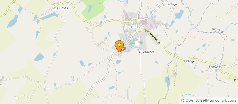 localisation de l'entreprise GILBERT BOUTET  MONCOUTANT-SUR-SEVRE