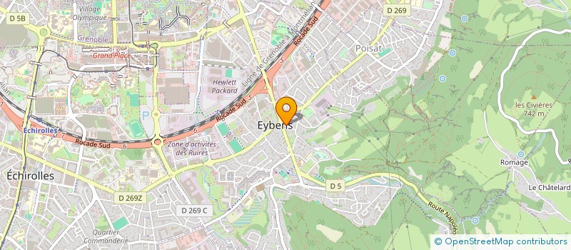 localisation de l'entreprise GILBERT-COLLET IMMOBILIER  EYBENS