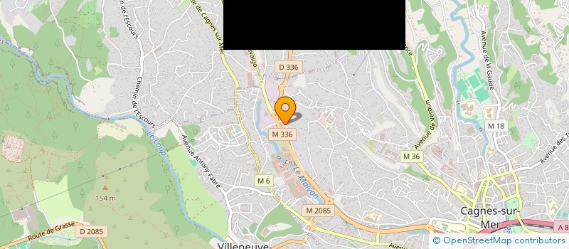localisation de l'entreprise GILBERT DOLCIANI PROMOTION IMMOBILIERE à CAGNES-SUR-MER