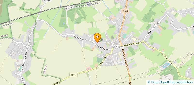 localisation de l'entreprise GILBERT DUPAS  WALLERS