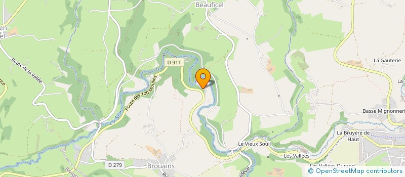 localisation de l'entreprise GILBERT ET FILS  BROUAINS