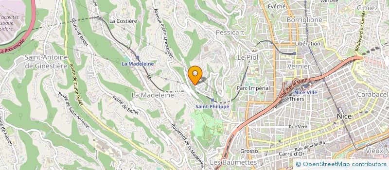 localisation de l'entreprise GILBERT ET MANUEL à NICE