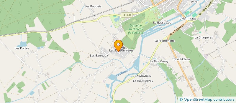 localisation de l'entreprise GILBERT ET MICHEL COUTON FRERES à VALENCAY