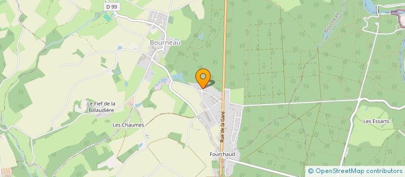 localisation de l'entreprise GILBERT GUILLAUME  BOURNEAU