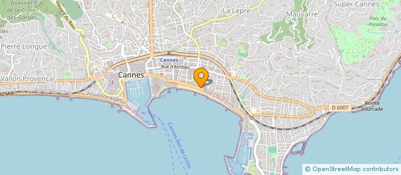 localisation de l'entreprise GILBERT MARINE à CANNES