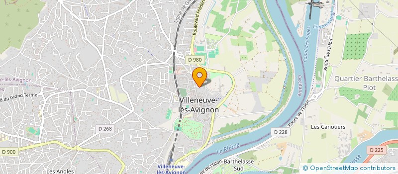 localisation de l'entreprise GILBERT ROUX PEINTURE FRAICHE  VILLENEUVE-LES-AVIGNON