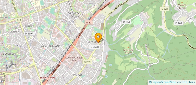 localisation de l'entreprise GILBERT SONO à SAINT-MARTIN-D'HERES