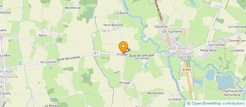 localisation de l'entreprise GILBERT TRANSPORTS à SAINT-JULIEN-SUR-REYSSOUZE