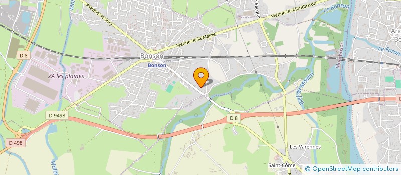 localisation de l'entreprise GILBERTAS DT  BONSON