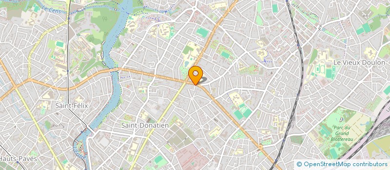 localisation de l'entreprise GILBERTE  NANTES