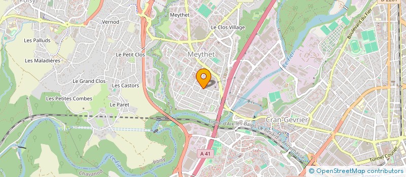 localisation de l'entreprise GILBRIN  ANNECY