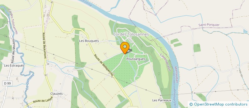 localisation de l'entreprise GILCAT  CORDES-TOLOSANNES