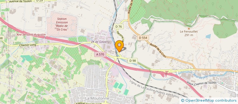 localisation de l'entreprise GILCHRIST à LA CRAU
