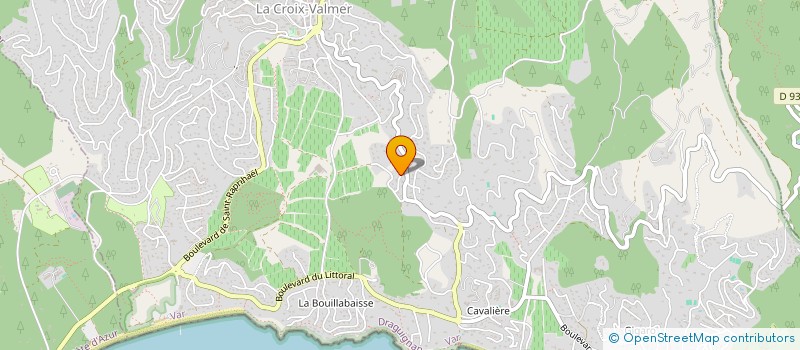 localisation de l'entreprise GILCYRBEN à LA CROIX-VALMER