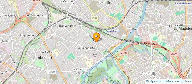 localisation de l'entreprise GILD à LAMBERSART