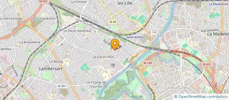 localisation de l'entreprise GILD ISLY à LAMBERSART