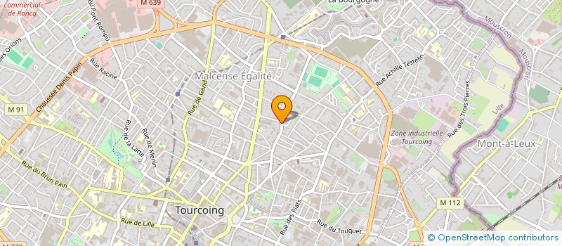 localisation de l'entreprise GILDA-A  TOURCOING