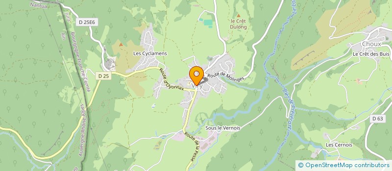 localisation de l'entreprise GILDAS CREW  VIRY