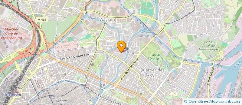 localisation de l'entreprise GILDAV à STRASBOURG