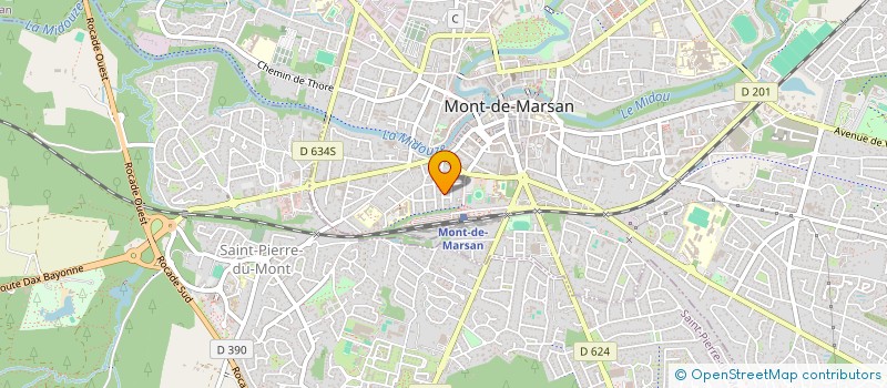localisation de l'entreprise GILDAX à MONT-DE-MARSAN