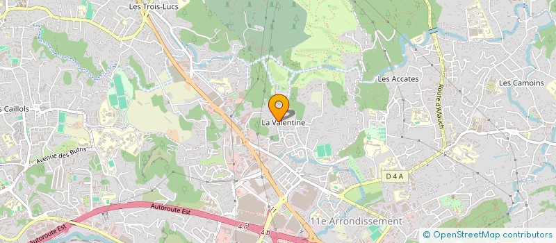 localisation de l'entreprise GILDE COOPERATIF GESTION INFORMATIQUE  MARSEILLE 11EME