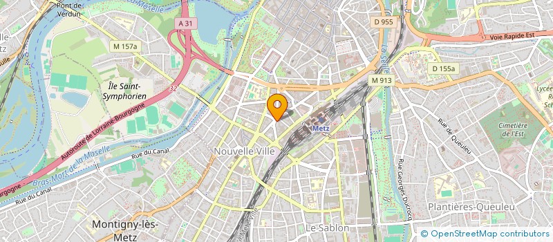 localisation de l'entreprise GILDEM  METZ