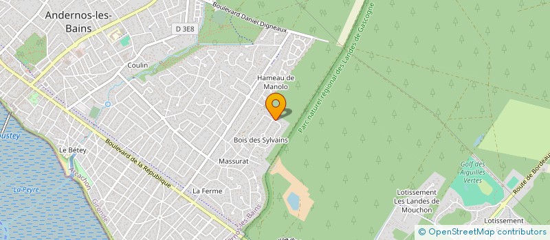 localisation de l'entreprise GILDENIS  ANDERNOS-LES-BAINS