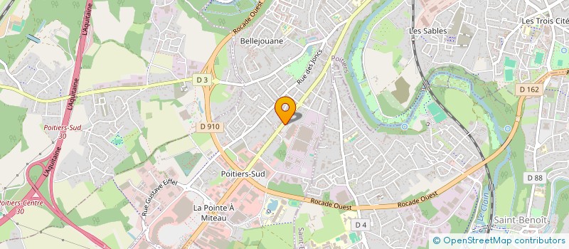 localisation de l'entreprise GILDIS  POITIERS