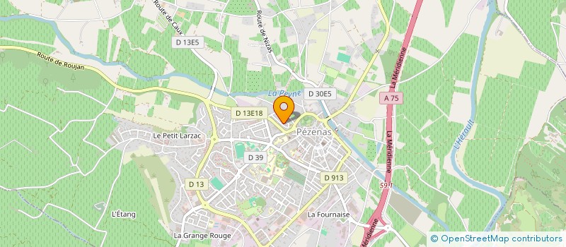 localisation de l'entreprise GILDOM SOLUTIONS à PEZENAS