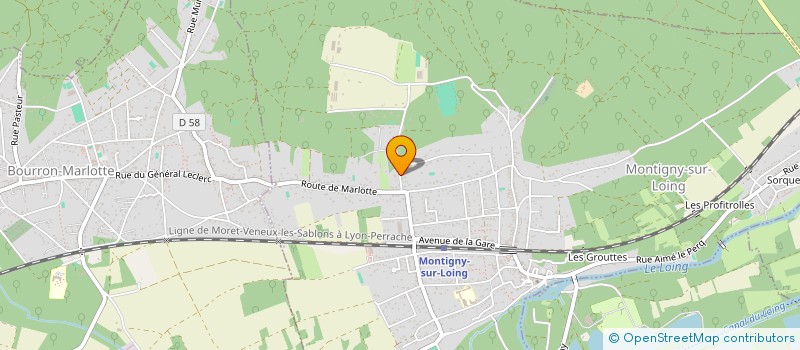 localisation de l'entreprise GILE AUTOMATIC VIDEO  MONTIGNY-SUR-LOING