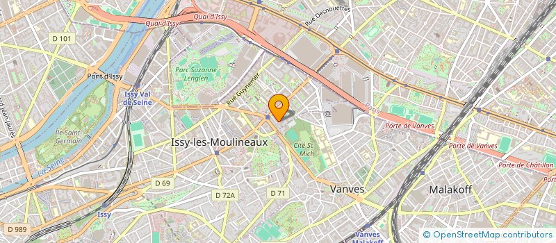 localisation de l'entreprise GILEDA à ISSY-LES-MOULINEAUX